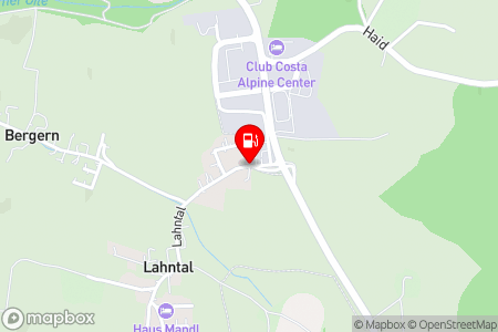 Strassenkarte mit der Position der Tankstelle, DieselTime in 5751 Maishofen