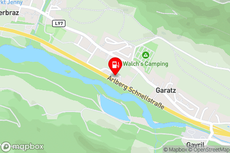 Strassenkarte mit der Position der Tankstelle, OMV - Innerbraz Äuleweg 1 in 6751 Innerbraz