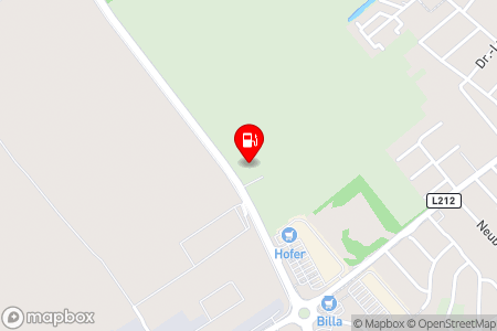 Strassenkarte mit der Position der Tankstelle, Shell Austria in 7011 SIEGENDORF