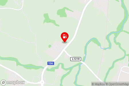 Strassenkarte mit der Position der Tankstelle, PINK - so pink, so clever in 4612 Breitenaich