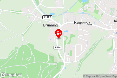 Strassenkarte mit der Position der Tankstelle, Bichl  Etzl GmbH in 4760 Raab