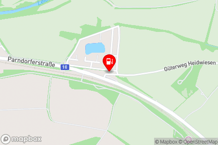 Strassenkarte mit der Position der Tankstelle, S-Petrol in 2460 Bruckneudorf