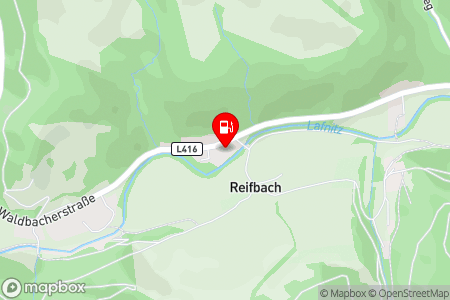 Strassenkarte mit der Position der Tankstelle, Wechselgau - Premium Kraftdiesel in 8252 Mönichwald